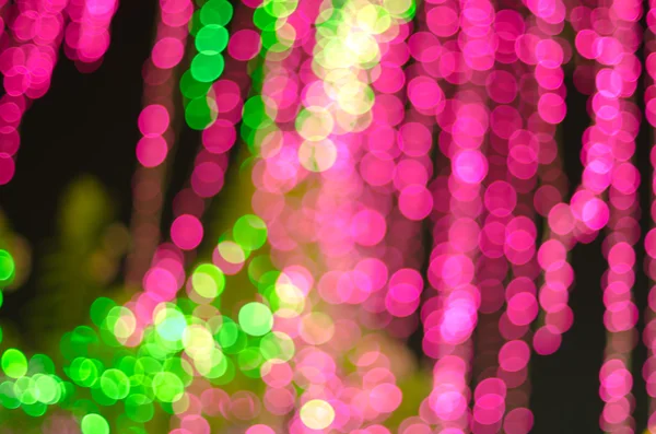 Bokeh fundo visão noturna da lâmpada — Fotografia de Stock