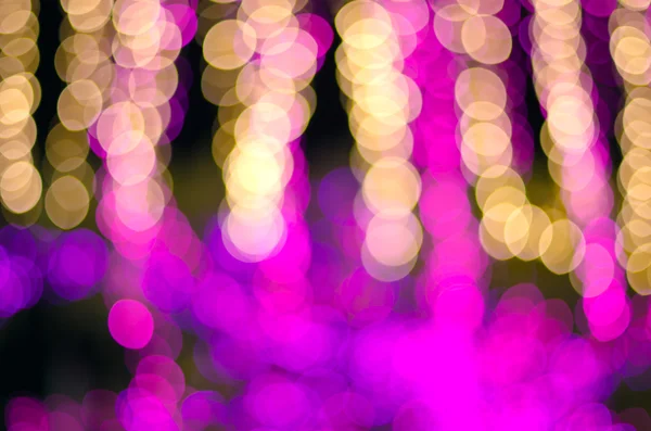 Bokeh sfondo vista notturna della lampadina — Foto Stock