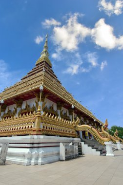 Buddist dokuz kat tapınak Wat Nhong Waeng Khonkaen Tayland