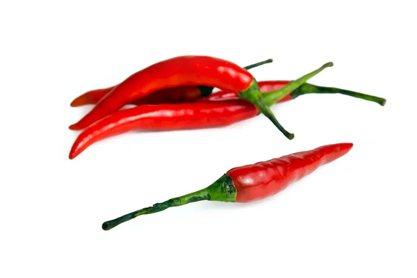 Chili peper geïsoleerd op witte achtergrond — Stockfoto