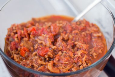 Tayland mutfağı nam prik veya chili Yapıştır ile balık hizmet ile karışımları