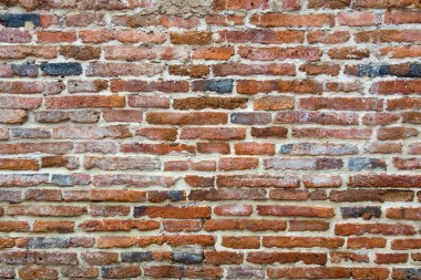 Kahverengi tuğla duvar