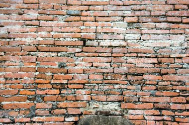 Kahverengi tuğla duvar