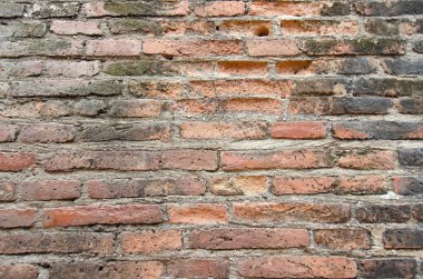 Kahverengi tuğla duvar