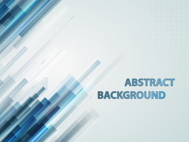 Soyut teknoloji kontur nesneler. Mali iş presentat