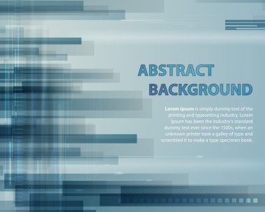 Soyut teknoloji kontur nesneler. Mali iş presentat