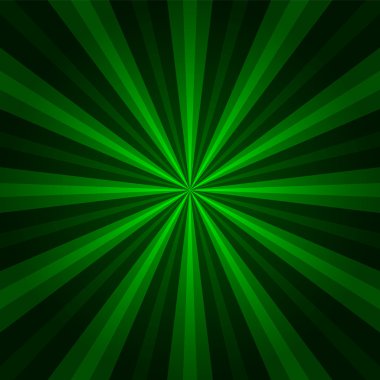 Soyut starburst yeşil arka plan. Tatil için serin arka plan