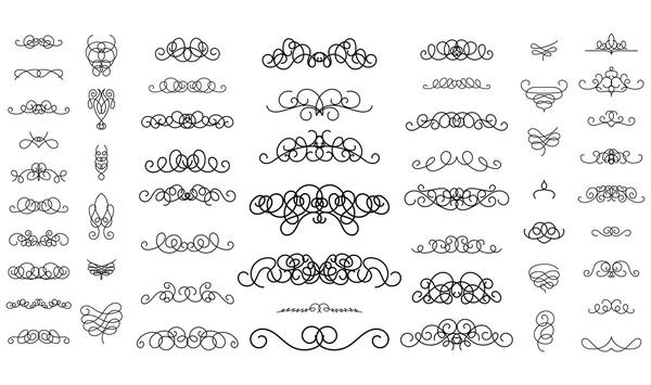 Wicker lines and old decor elements in vector. — Stock Vector