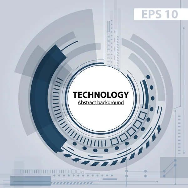 Absztrakt technológia kontúr objektum. Könnyű futurisztikus fogalma, di — Stock Vector