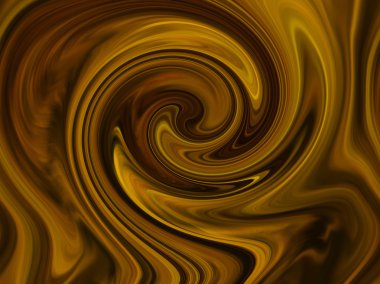 Swirl brown background. Elegance curve gradient. Raster smooth b