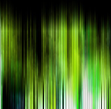 Abstract bacground.Motion green vertical lines. Raster cover