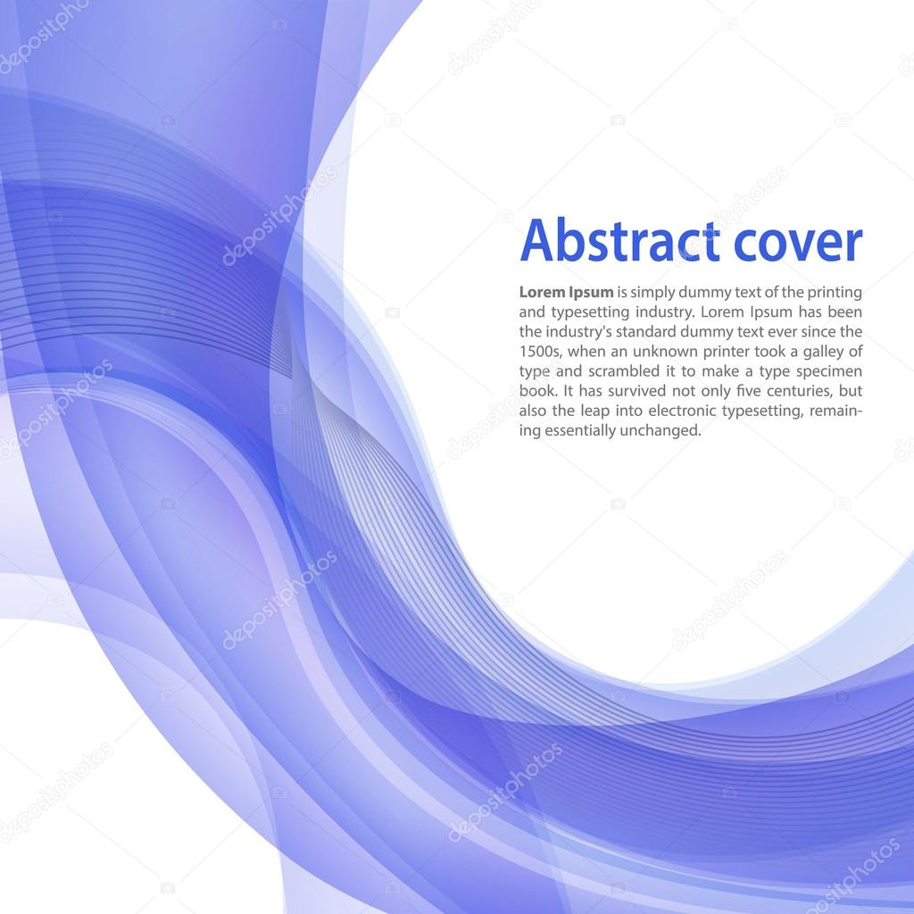 Clean background with  blue gradient and blend. Business style o