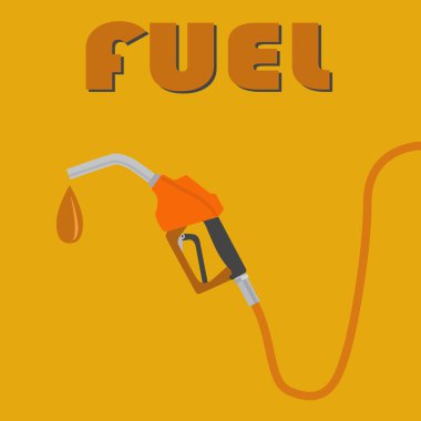 Yakıt pompa meme, benzin pompası vektör simgesi