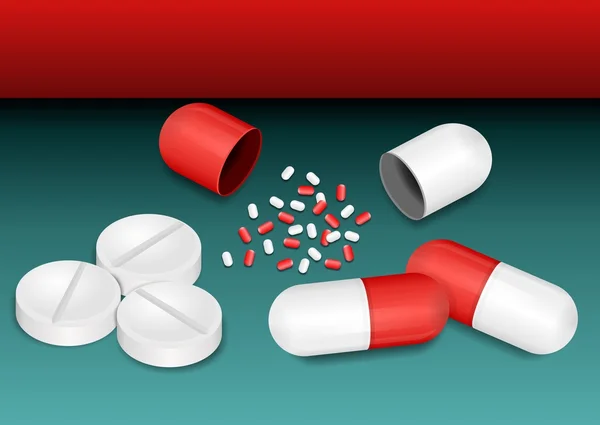 Pilules — Image vectorielle