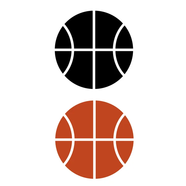 Basketbol düz Icon set — Stok Vektör