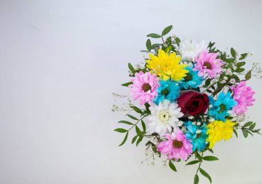 Çiçek demeti Beyaz arka plan