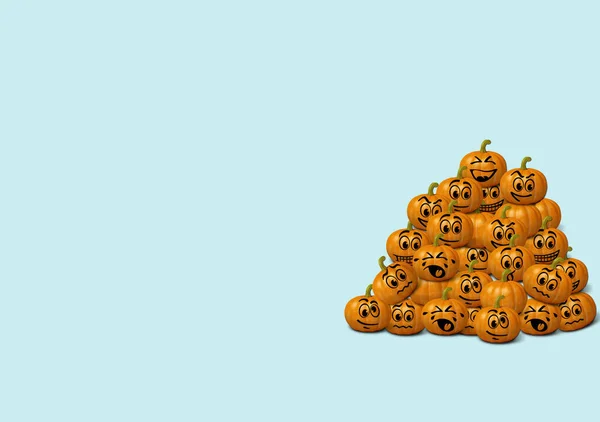 Happy Halloween Apotheosis Pumpkin — Stock Photo, Image