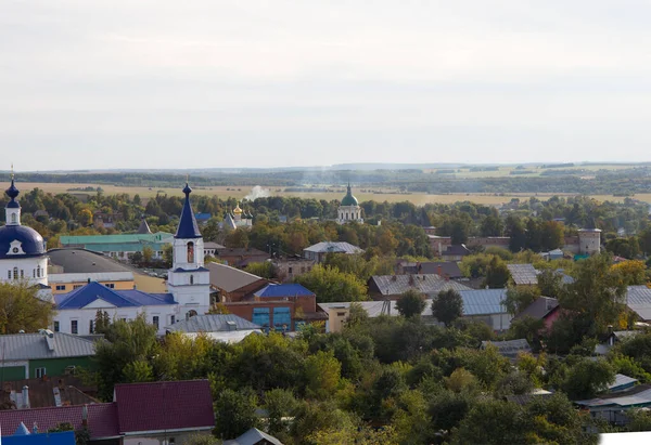 Widok Miasto Zarajsk Wieży Ciśnień — Zdjęcie stockowe