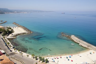 Beach Pizzo Calabro, Calabria, İtalya