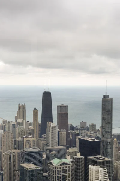 Magas, szög, Kilátás, Chicago, Amerikai Egyesült Államok — Stock Fotó