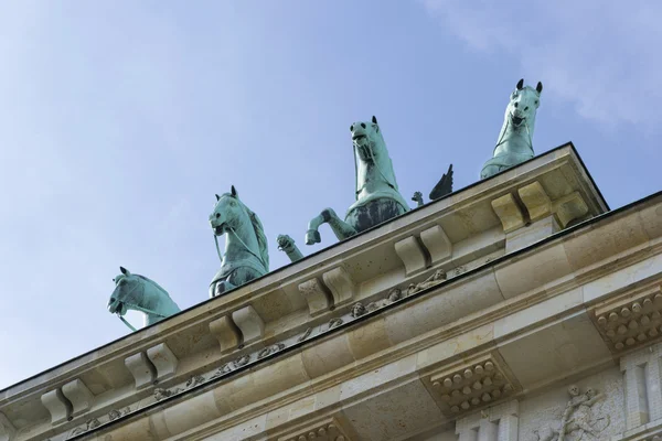 Blick von der Vorderseite des Brandenburger Tors — Stockfoto