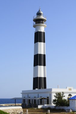 Güneybatı Balearic Islands, İspanya Cape'de Menorca Cap de Artrutx feneri