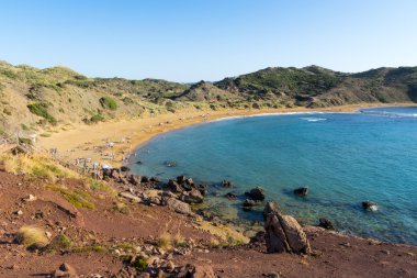 Görünüm Cala Pilar Menorca, Balear Adaları, İspanya