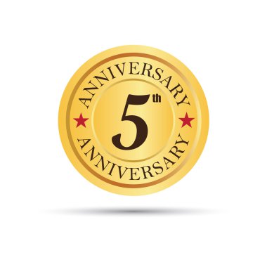 5 yıl yıldönümü Logo