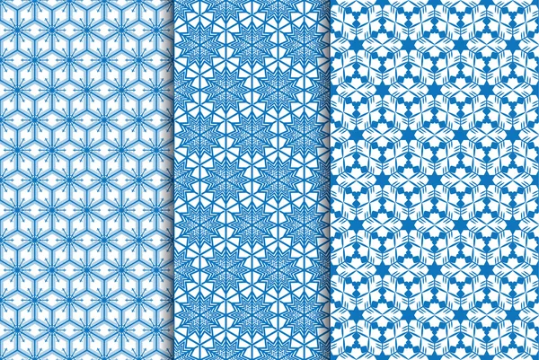 Snowflake seamless pattern — Stock Vector