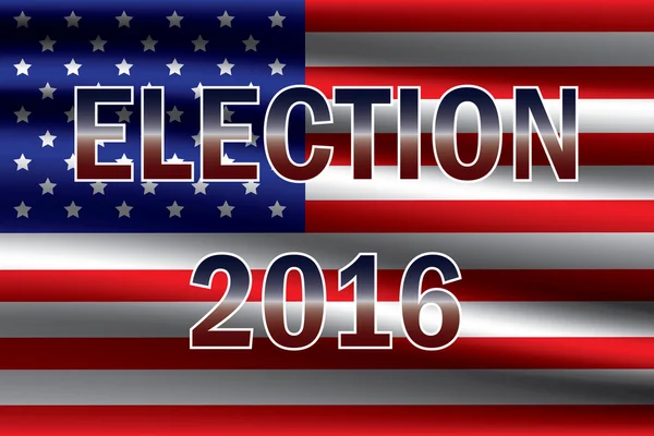 USA élection 2016 arrière-plan — Image vectorielle