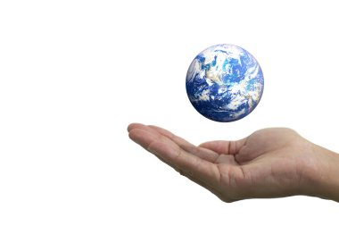 İzole el açıldı ve dünya