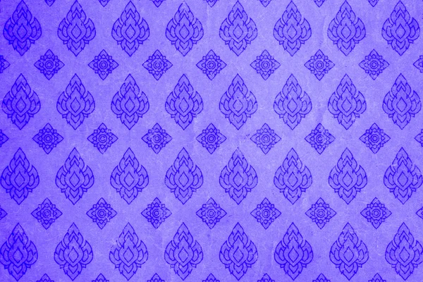 紫のタイ風の型紙 — ストック写真
