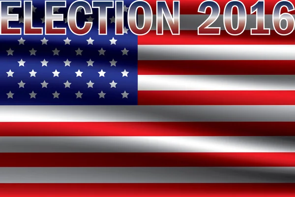ABD seçim 2016 arka plan — Stok Vektör