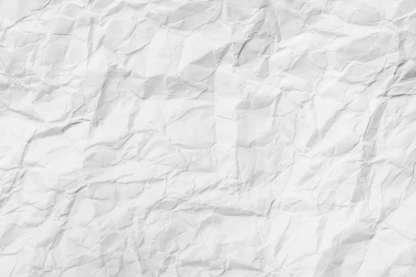 White crumpled paper texture