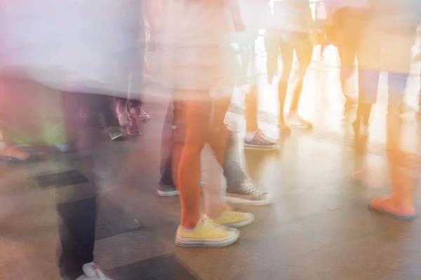 Abstract blur people walking — Stock Photo, Image