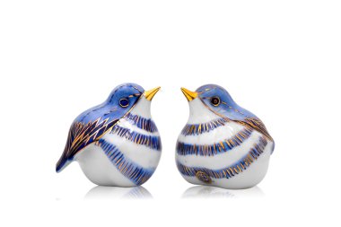 Çin stili seramik kuşlar birkaç