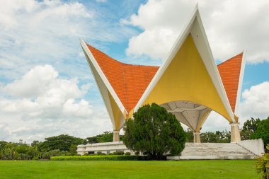 Parkta güzel pavilion