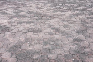 Squar ve sekizgen tuğla zemin