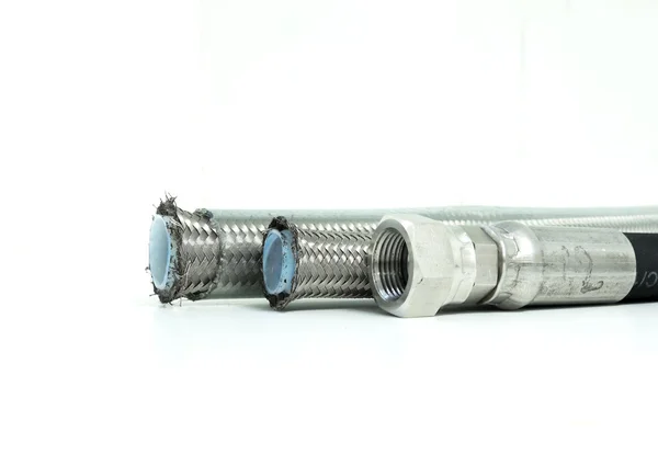 High pressure compressed air tube — Stock Photo, Image