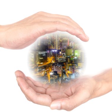 Ellerini şehirde kavramı - eller