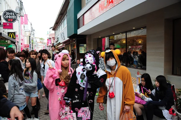 Cosplay in harajuku, Kyoto — Stockfoto