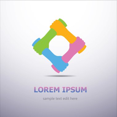 Dört organizasyon işbirliği logosu