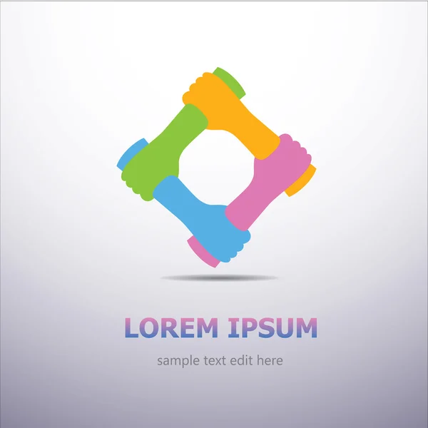 Dört organizasyon işbirliği logosu