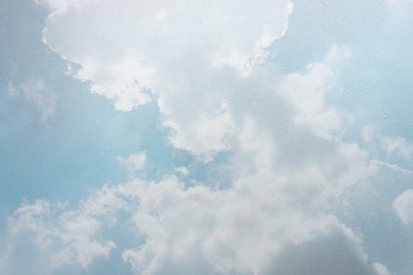 Güzel gökyüzü buzlu cam doku