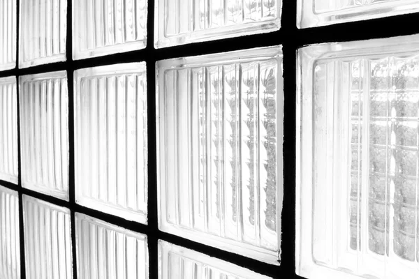 Bloque de vidrio en pared — Foto de Stock