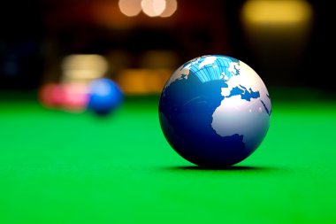 Bilardo topları tablo
