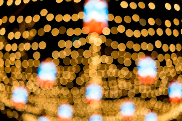 Beautiful bokeh from electric lantern — Stock Photo, Image