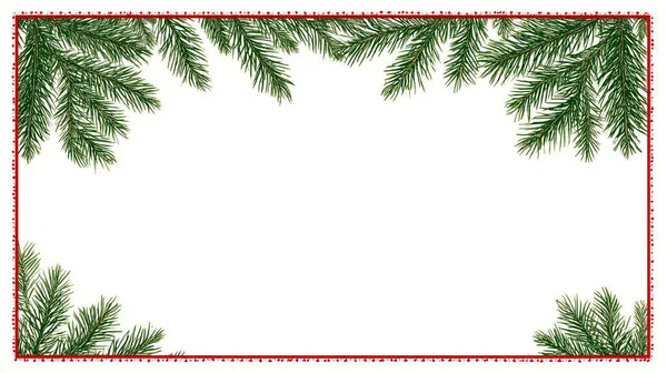 Firavun dalları beyaz arka planda kırmızı çerçeveli bir tatil sınırı oluşturuyor