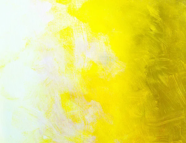 Acrylic Brush Stroke Yellow Abstract Colorful Watercolor Paper Close Background — 스톡 사진