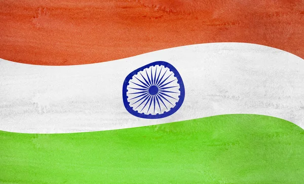 Прапор Індії Серпня День Незалежності — стокове фото